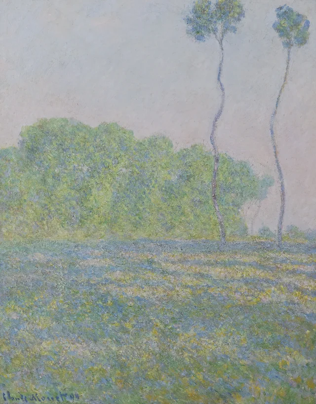 Prairie à Giverny, Claude Monet