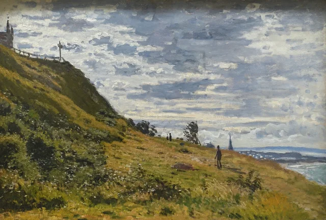 Promenade sur la falaise de Sainte-Adresse, Claude Monet