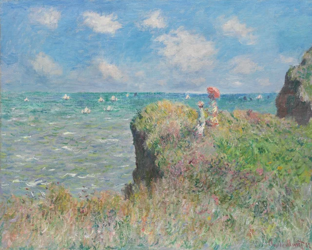 Paseo por el acantilado, Pourville
