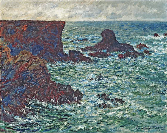 Rocks at Port-Coton, the Lion Rock, Belle Ile