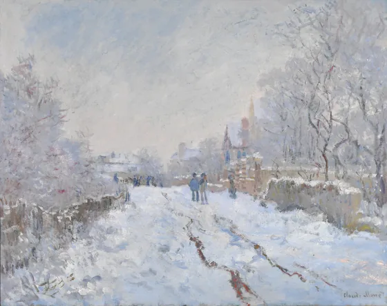 Rue sous la neige, Argenteuil