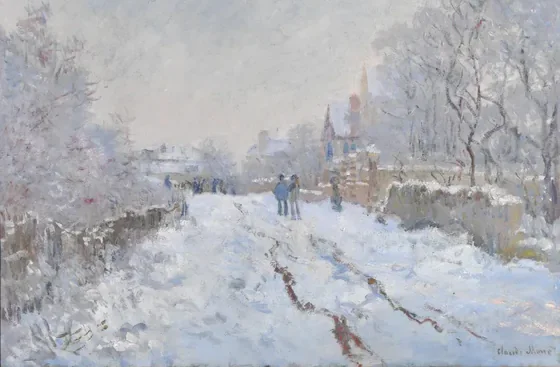 Rue sous la neige, Argenteuil