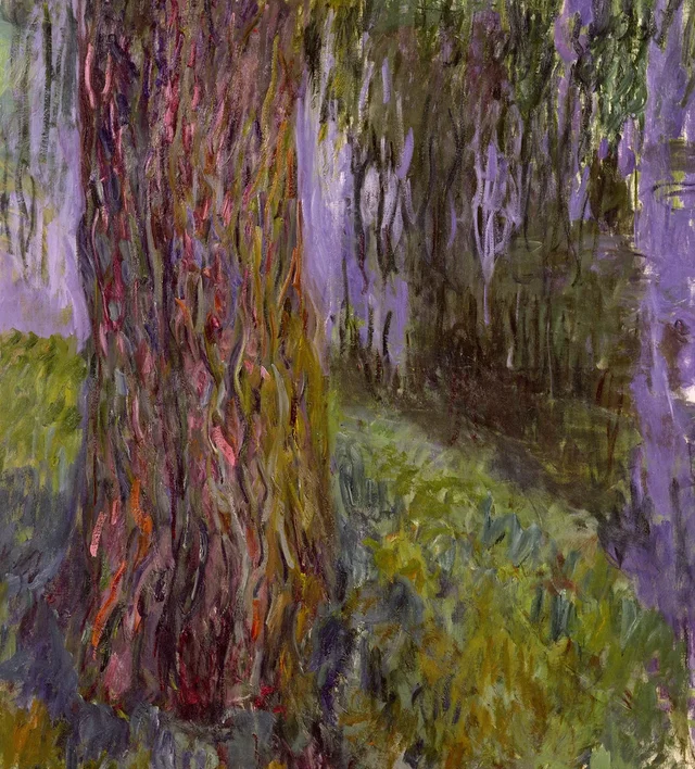 Salgueiro-chorão e lago das ninfeias, Claude Monet