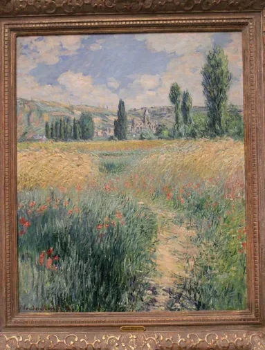 Sentier sur l'île de Saint Martin, Vétheuil