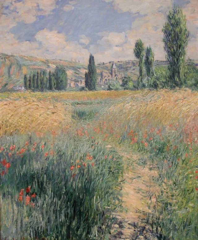 Sentier sur l'île de Saint Martin, Vétheuil, Claude Monet