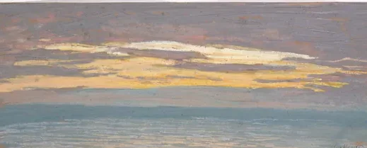 Soleil couchant sur la mer