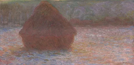 Stack of Wheat (Thaw, Sunset)