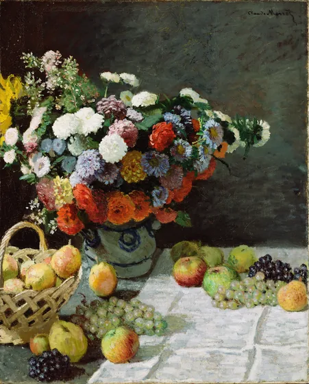 Still Life with Flowers and Fruit