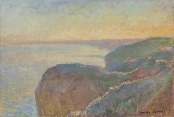 Sur la falaise de Dieppe