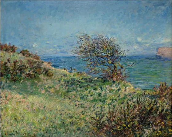 Sur la falaise près de Fécamp