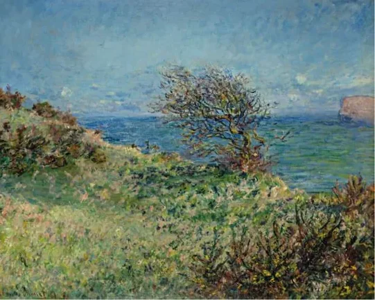 Sur la falaise près de Fécamp