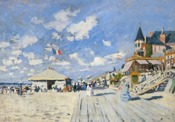 Sur les planches de Trouville