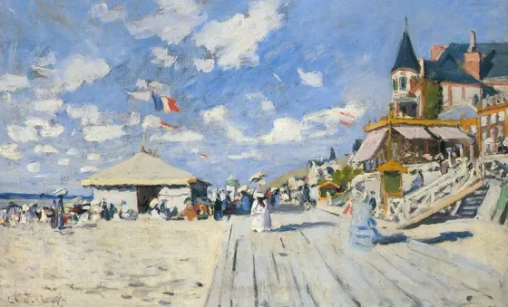 Sur les planches de Trouville