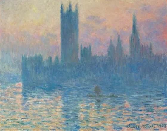 The Houses of Parliament, Sunset