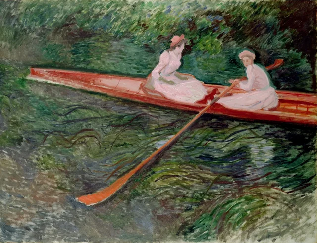 La Barque rose, Claude Monet
