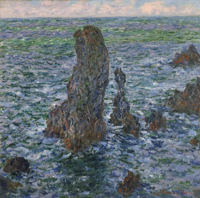 The Port Coton „Pyramids“, Claude Monet
