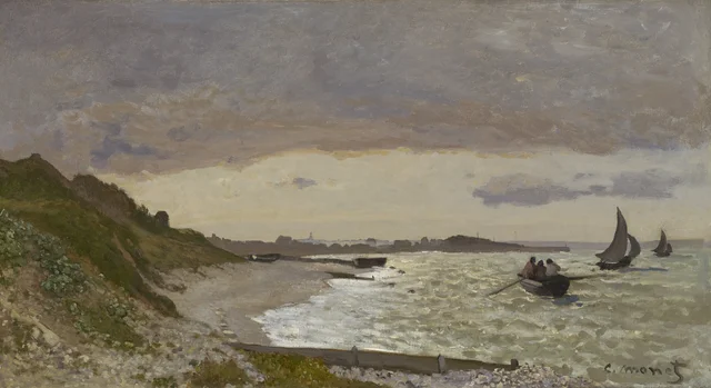 La orilla del mar en Sainte-Adresse