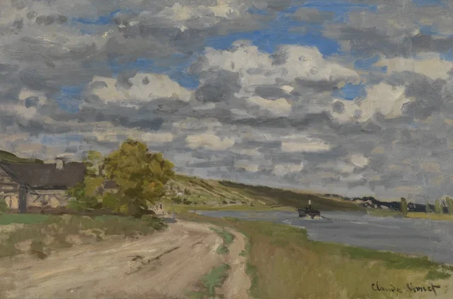 La Seine près de son estuaire, Honfleur, Claude Monet