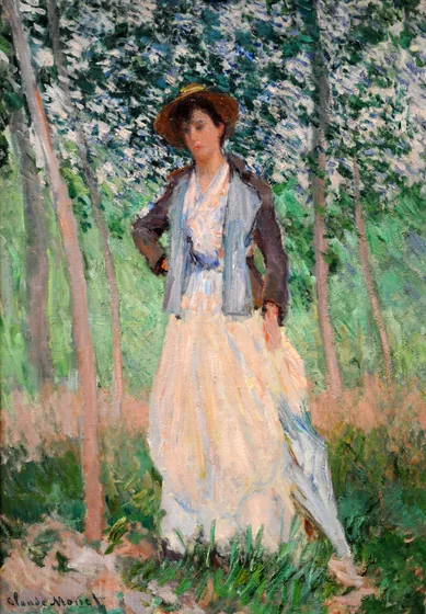 The Stroller (Suzanne Hoschedé, later Mrs. Theodore Earl Butler, 1868–1899)