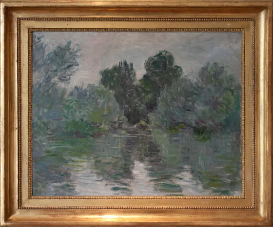 Un bras de Seine près de Vétheuil