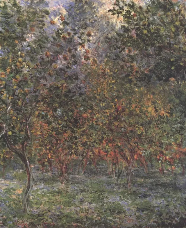 Bajo los limoneros, Claude Monet