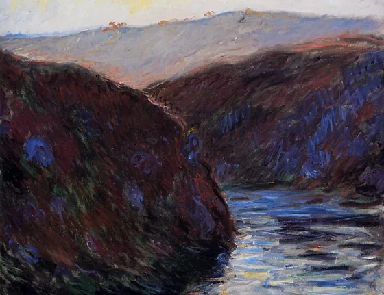 Vallée de la Creuse, effet du soir
