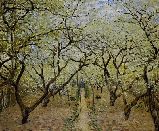 Verger en fleurs