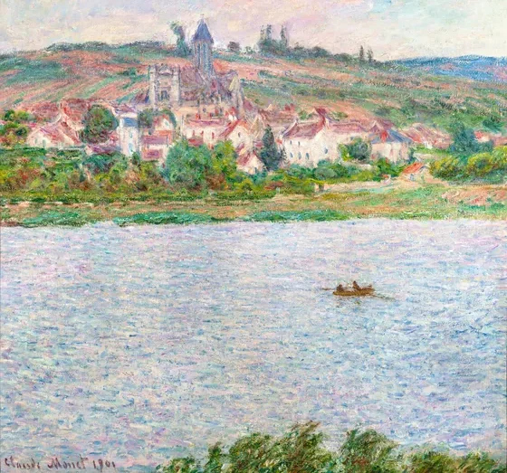 Vétheuil, effet du matin
