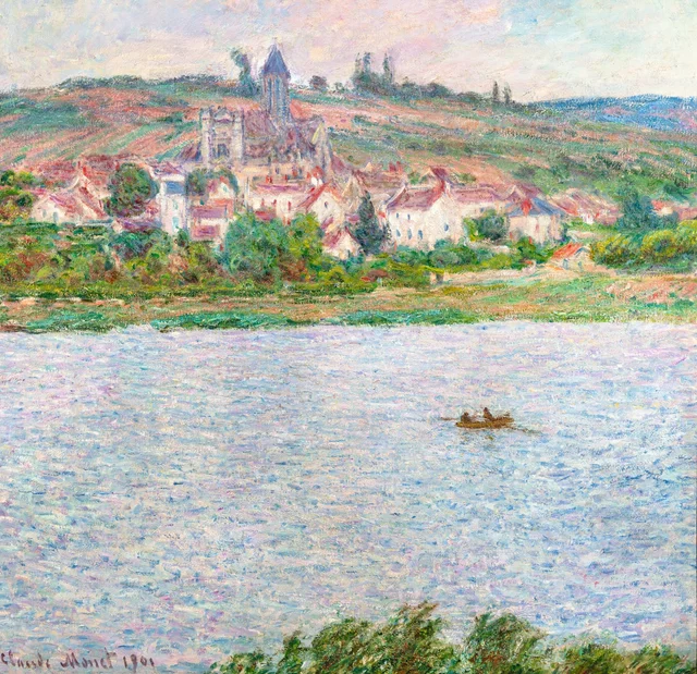 Vétheuil, effet du matin, Claude Monet