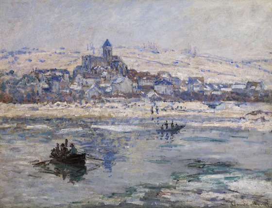 Vétheuil en hiver