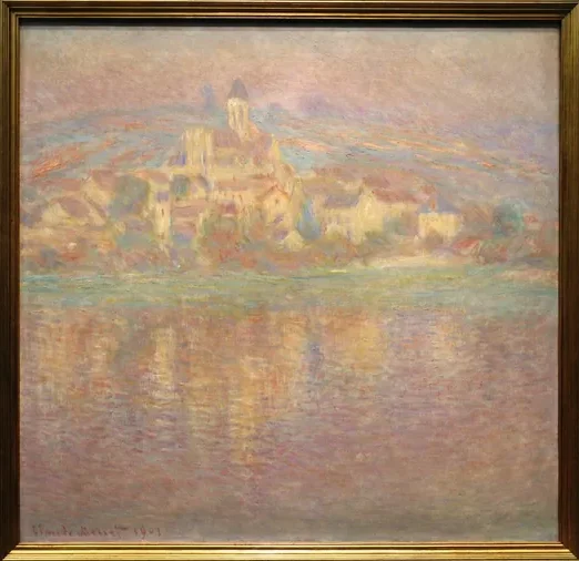 Vétheuil, soleil couchant