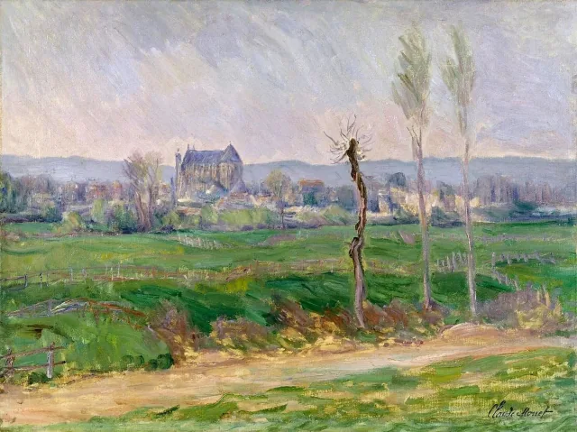 Vue de Vernon, Claude Monet