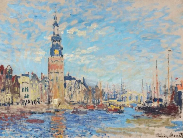 Vista de la torre Montalban, Ámsterdam