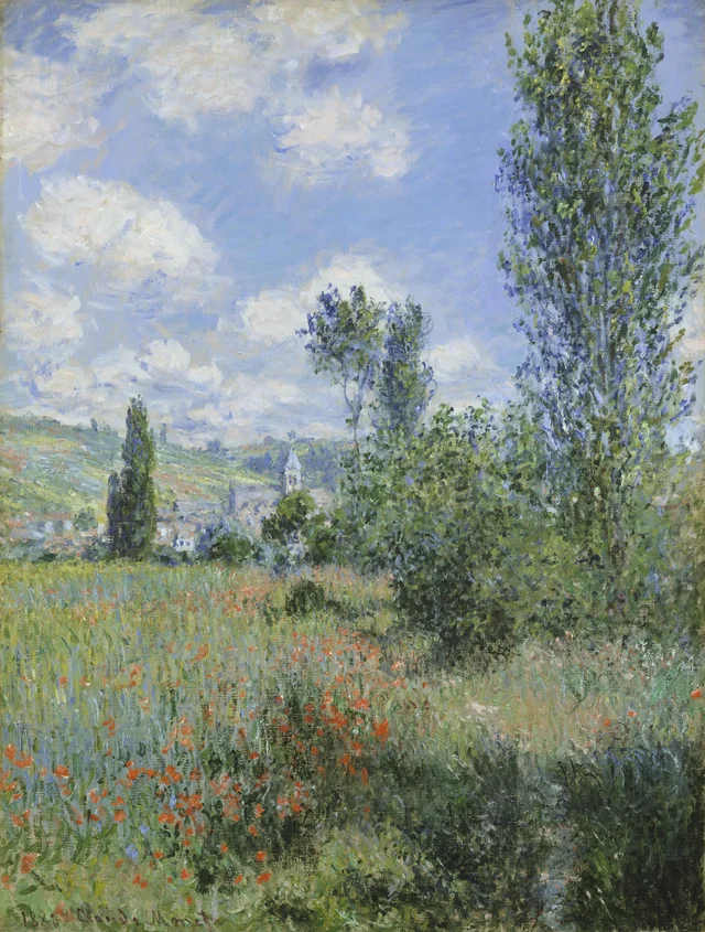 Vue de Vétheuil, Claude Monet