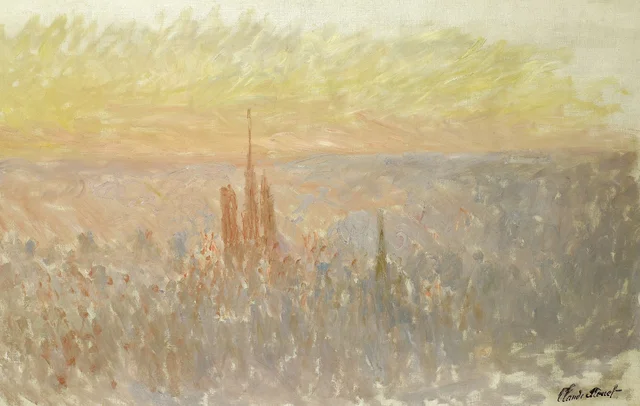 Vue générale de Rouen, Claude Monet