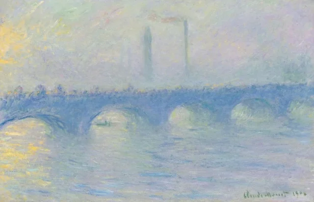 Waterloo Bridge, effet de brume, Claude Monet