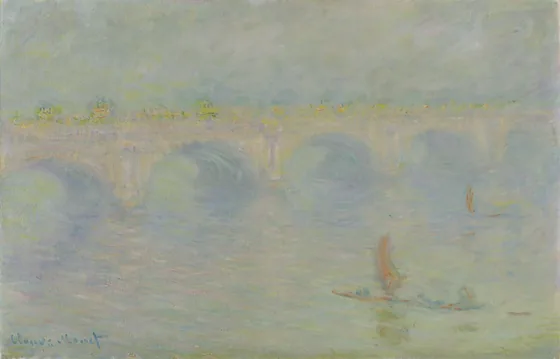 Waterloo Bridge, effet de soleil