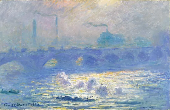 Waterloo Bridge, effet de soleil