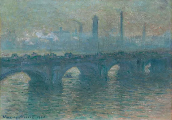 Waterloo Bridge, Gray Weather