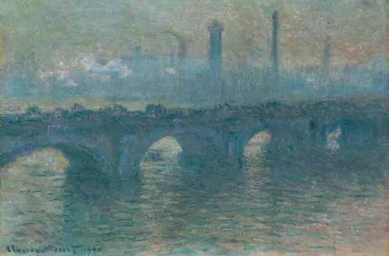 Waterloo Bridge, Gray Weather