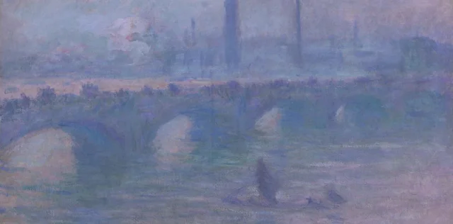 ウォータールー橋、朝霧
