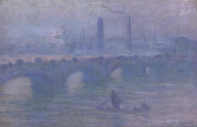 Waterloo Bridge, niebla de la mañana