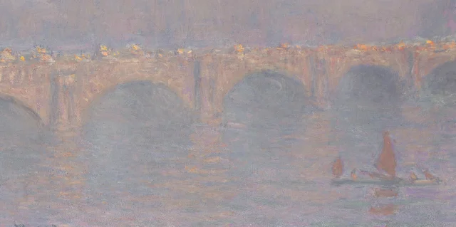 ウォータールー橋、薄日