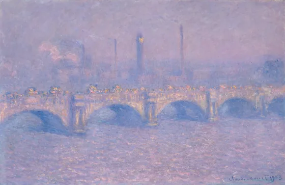 Waterloo Bridge, soleil voilé.