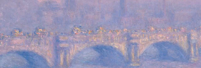 ウォータールー橋、薄日