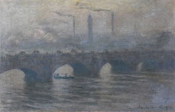 Waterloo Bridge, temps gris