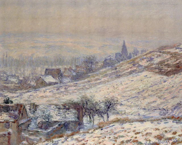 L'Hiver à Giverny, Claude Monet