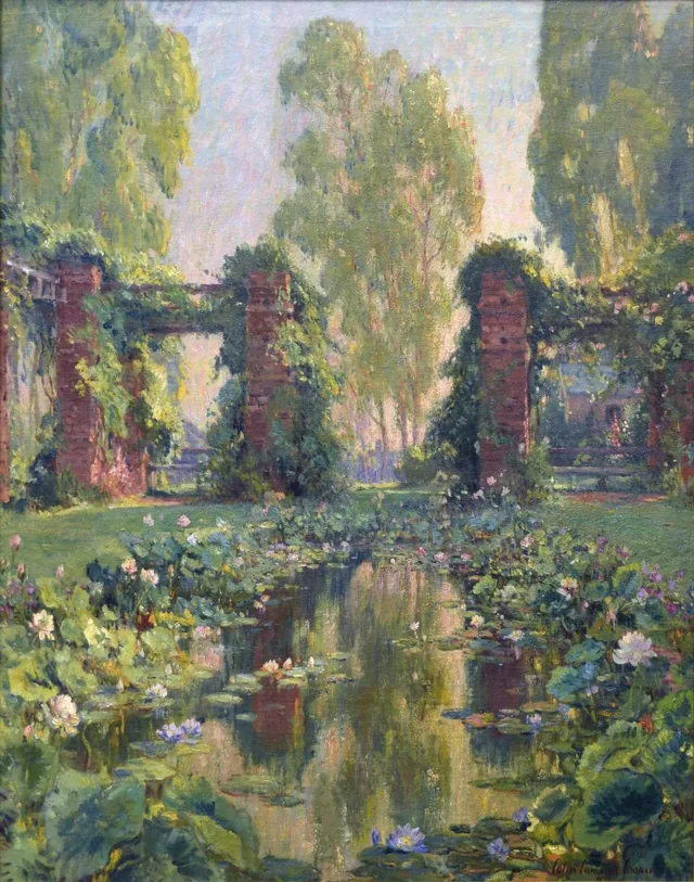 El estanque de lotos, El Encanto, Santa Bárbara