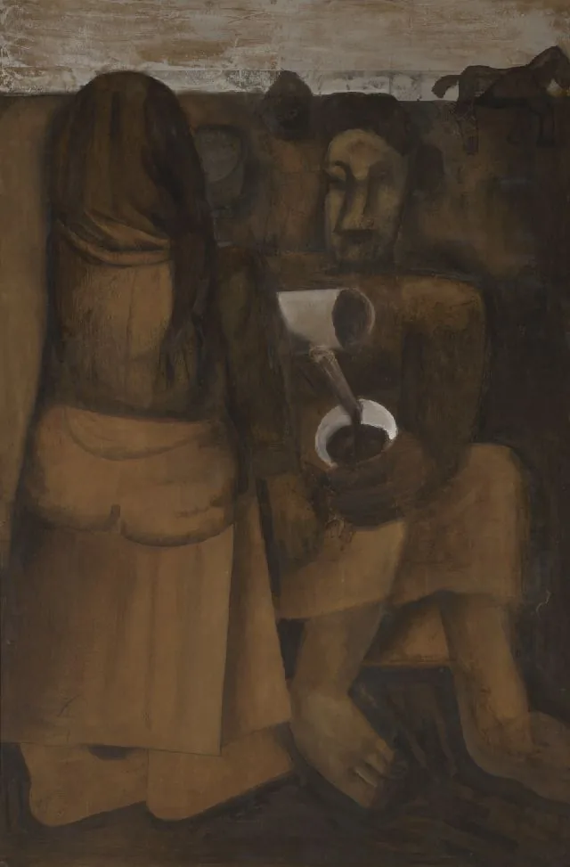 Bebedores de café, Constant Permeke