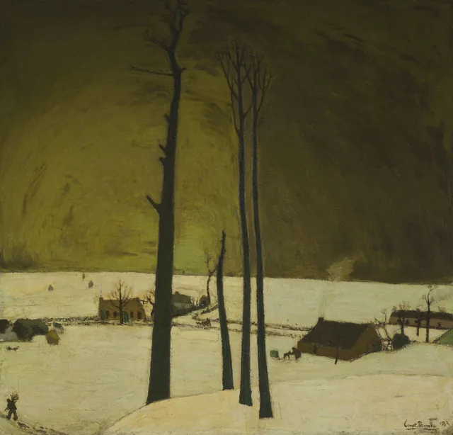 Paisagem de inverno, Constant Permeke